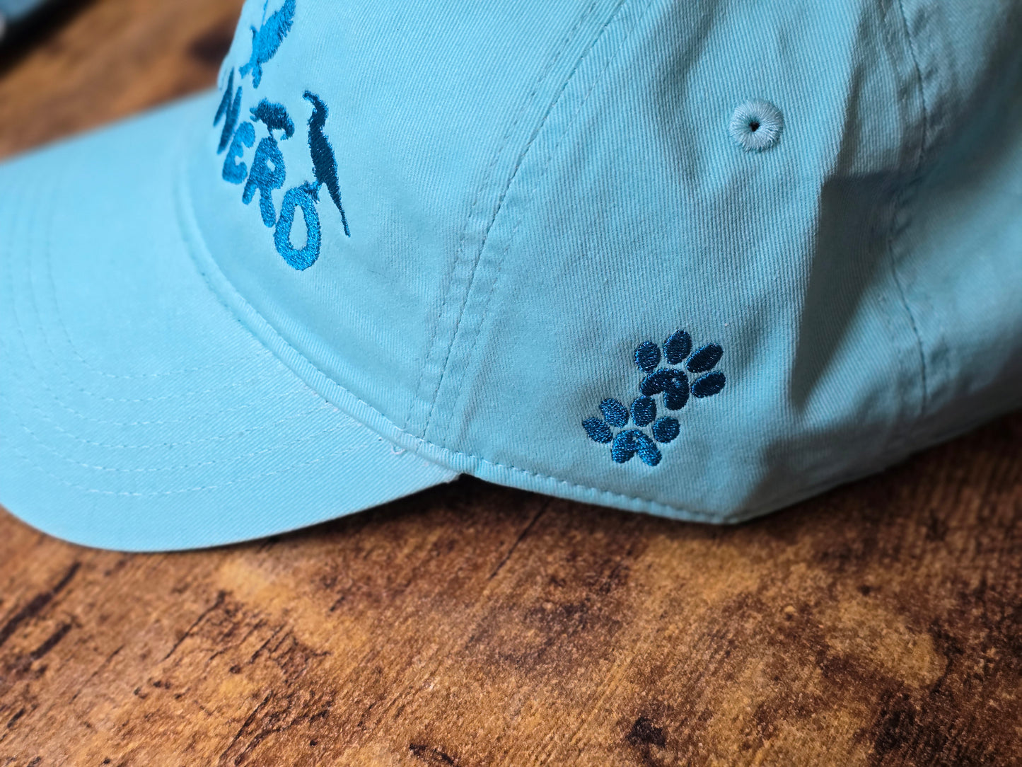 Bird Nerd Embroidery on Comfort Color Hat