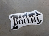 Docent - Vinyl Decal - Animals Anonymous Apparel