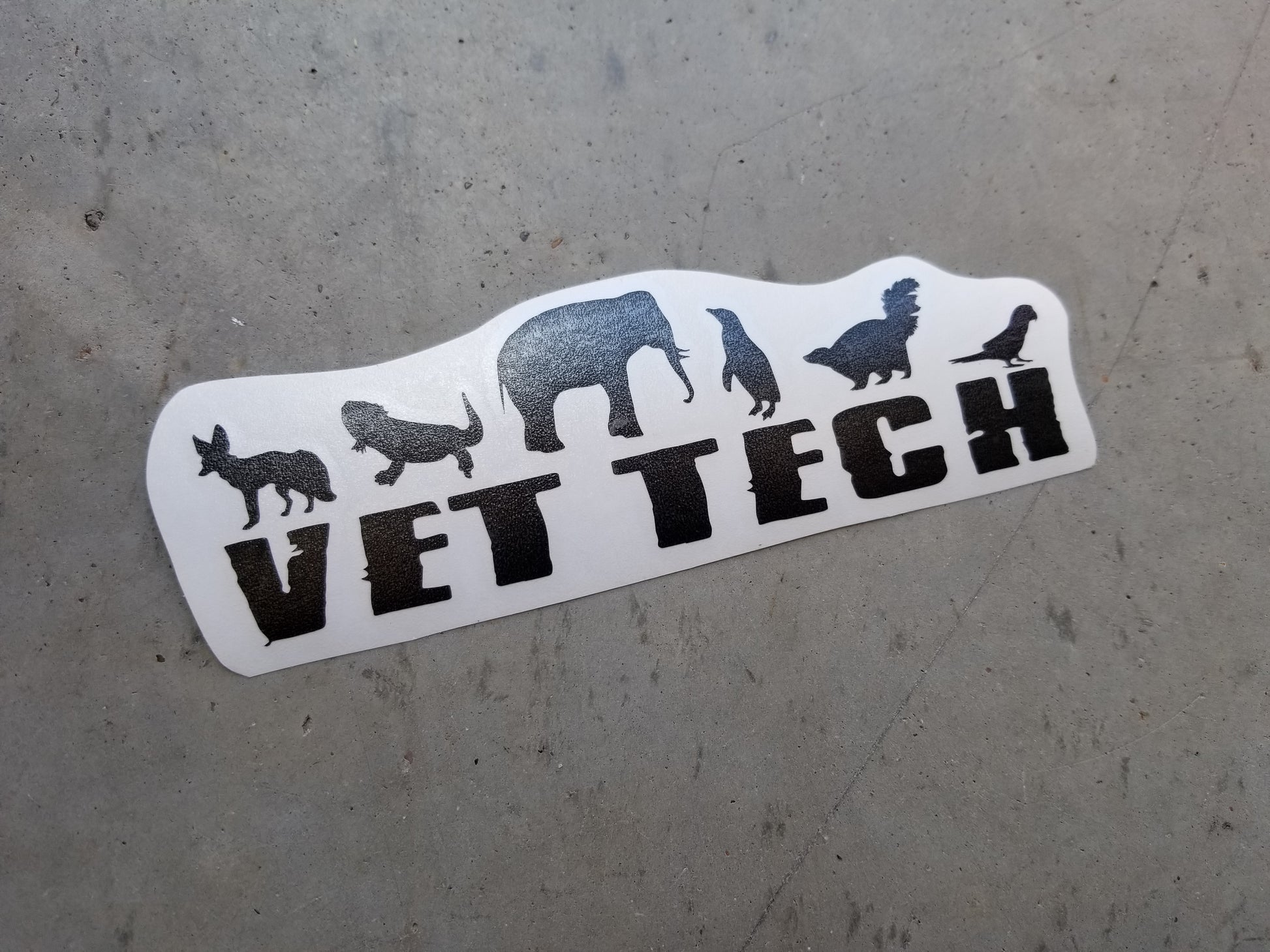 Vet Tech - Vinyl Decal - Animals Anonymous Apparel