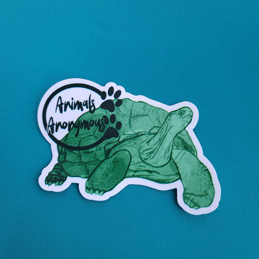 Tortoise Sketch - Sticker - Animals Anonymous Apparel