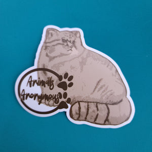 Pallas Cat Sketch - Sticker - Animals Anonymous Apparel