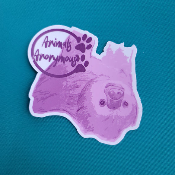 Two Toed Sloth Sketch - Sticker - Animals Anonymous Apparel