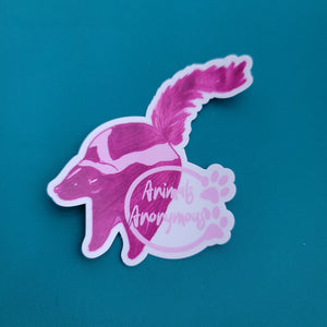 Skunk Sketch - Sticker - Animals Anonymous Apparel