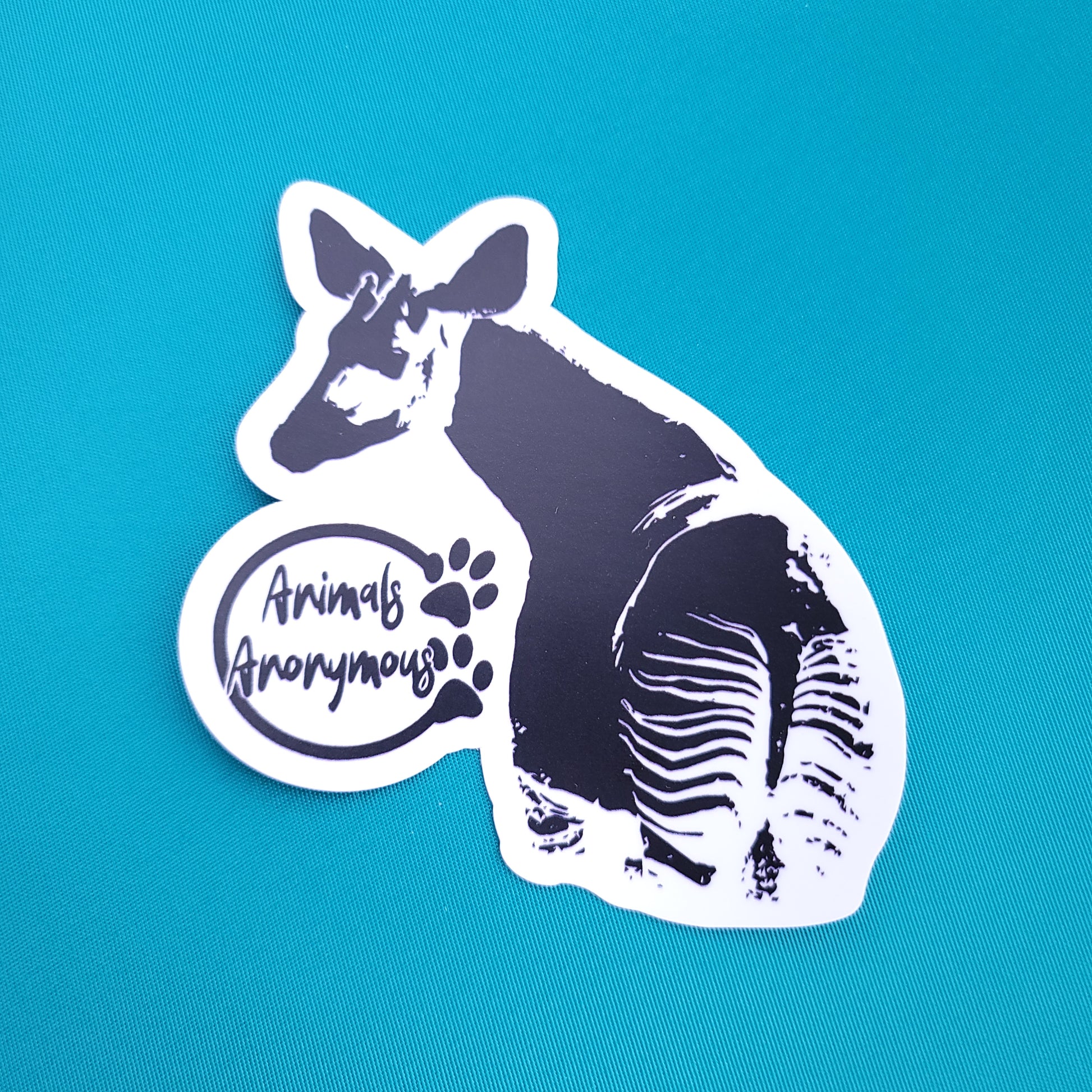 Okapi - Sticker - Animals Anonymous Apparel