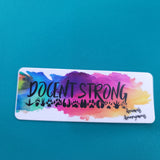 Docent Strong (Paws) - Sticker - Animals Anonymous Apparel