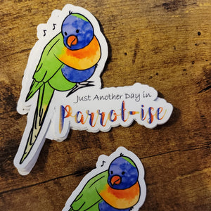 Just another day in Parrot-ise Sketch - Sticker