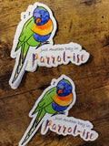 Just another day in Parrot-ise Sketch - Sticker