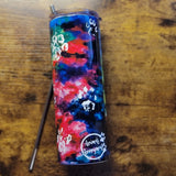 Cat Paws Bright Rainbow Tumbler (Made to Order)