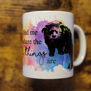 Binturong - Encuéntrame donde están las cosas salvajes Taza de 11 oz (hecha a pedido)