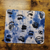 Bear Paw Blue Mousepad (Made to Order)