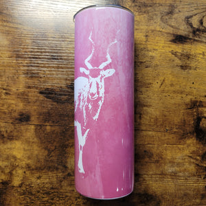 Vaso de acuarela rosa Addax (hecho a pedido)