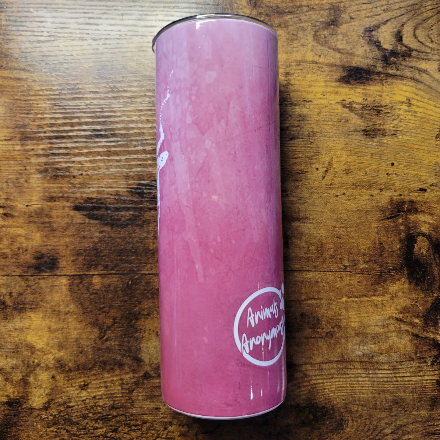 Addax Pink Watercolor Tumbler (Made to Order)