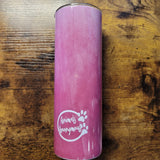 Vaso de acuarela rosa Addax (hecho a pedido)