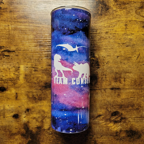 Team conservation Dinos Galaxy Tumbler (Made to Order)