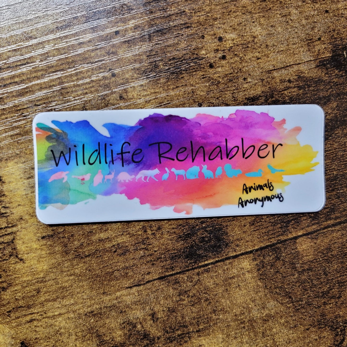 Wildlife Rehabber (Animals) - Watercolor Sticker