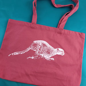 Running Cheetah Tote
