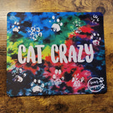 Alfombrilla de ratón Cat Crazy (hecha a pedido)