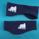 Snow Leopard Fleece Headband