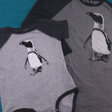 African Penguin Infant Raglan Onsie