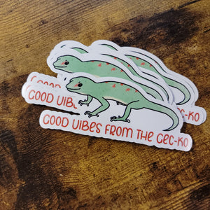 Good Vibes from the Gec-ko - Sticker