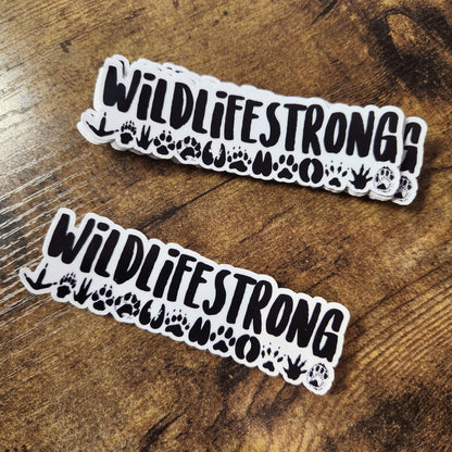 Wildlife Strong Paws - Sticker