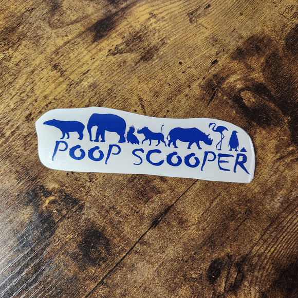 Poop Scooper - Calcomanía (hecha a pedido)