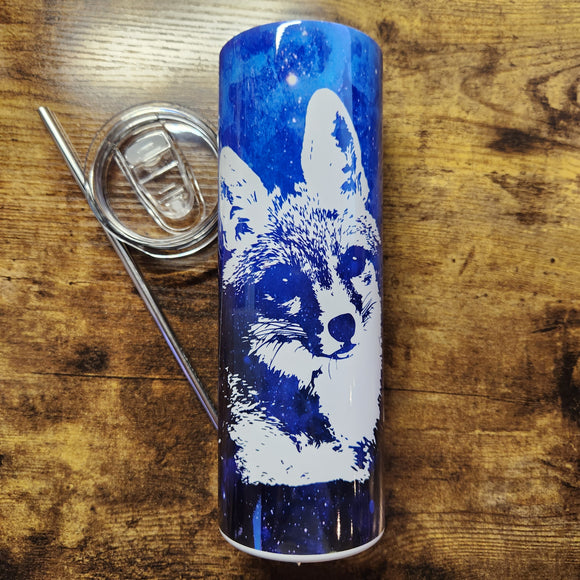 Grey Fox Find me Quote Galaxy Tumbler (Made to Order)