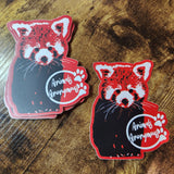 Red Panda (Two Color) - Sticker