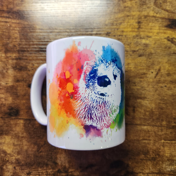 Taza Otter Rainbow de 11 oz (hecha a pedido)