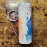 Flocking Fabulous Flamingos - Rainbow Watercolor Tumbler (Made to Order)