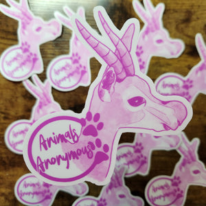 Speke's gazelle Sketch - Sticker