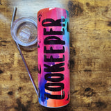 Zookeeper Mixed Paws Watercolor Tumbler (Made to Order)