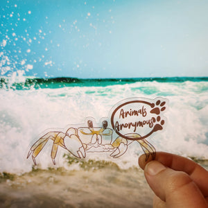 Ghost Crab - Sticker CLEAR