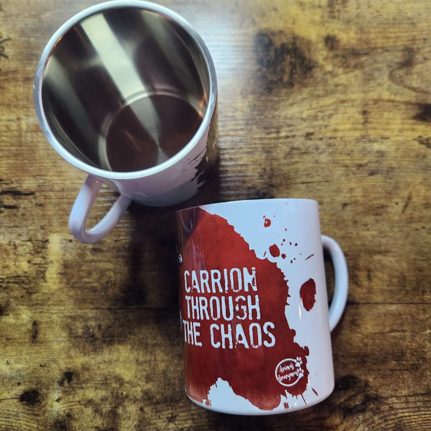 Bearded Vulture - Carrion through the Chaos - Stainless Steel Mug (Pre order)