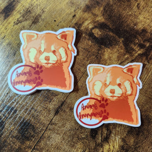 Red Panda Sketch - Sticker