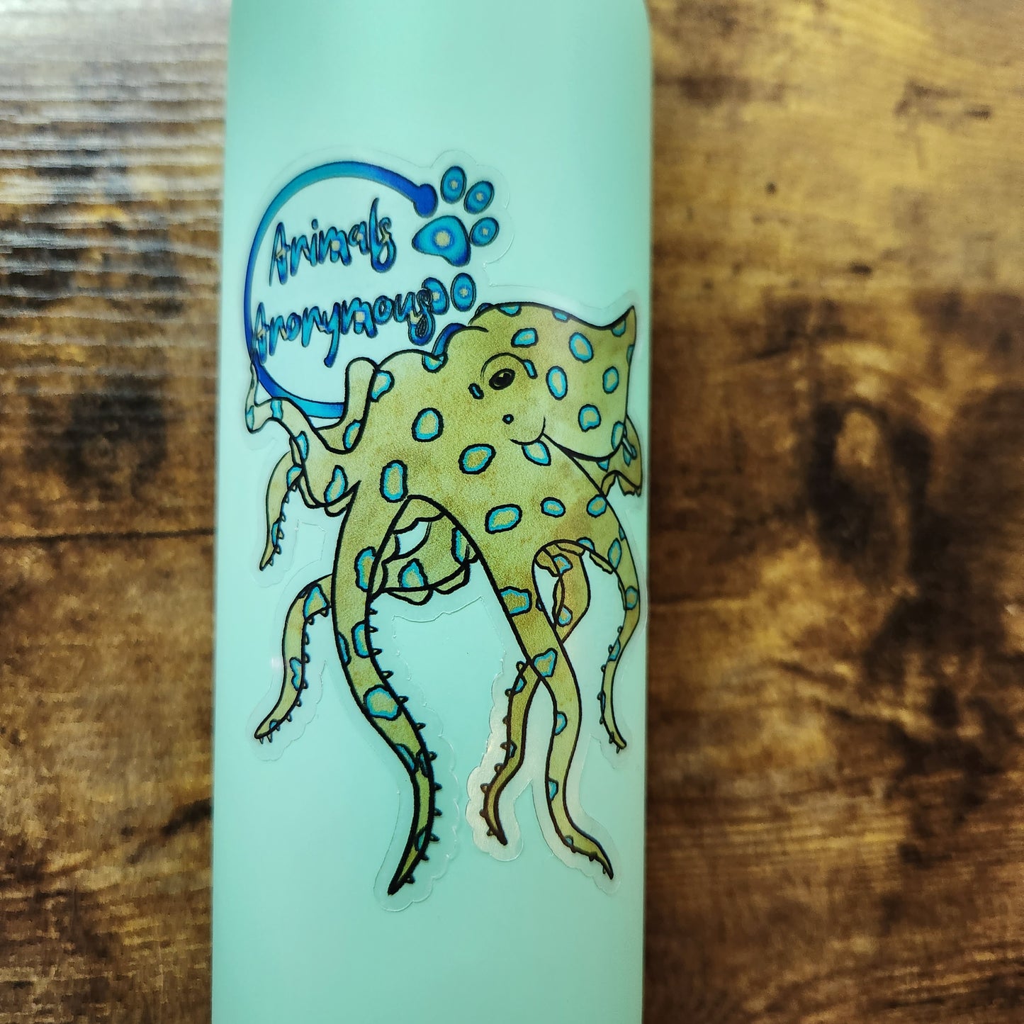 Blue-ringed Octopus - Sticker CLEAR