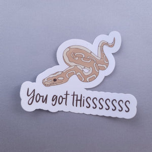 Python Sketch - You got Thissssss - Sticker - Animals Anonymous Apparel