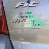 Eagle Wild Things - Vinyl Decal - Animals Anonymous Apparel