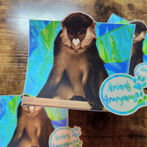 Spot-nosed Guenon - Sticker