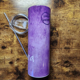 CUSTOM Name/Saying - Red Panda - Purple Tumbler (Made to Order)