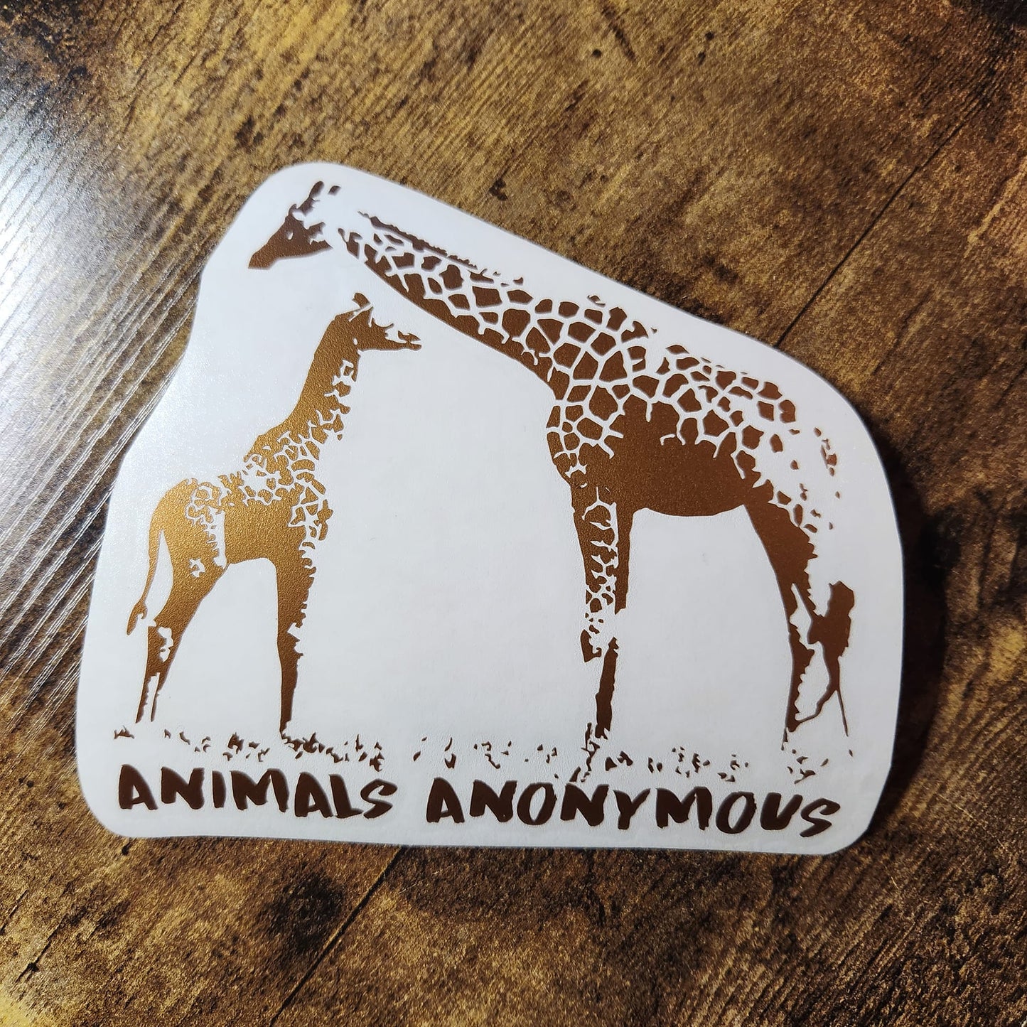 Giraffe with Baby - Decal (Made to Order)