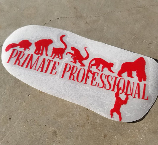 Primate Professional - Vinyl Decal - Animals Anonymous Apparel