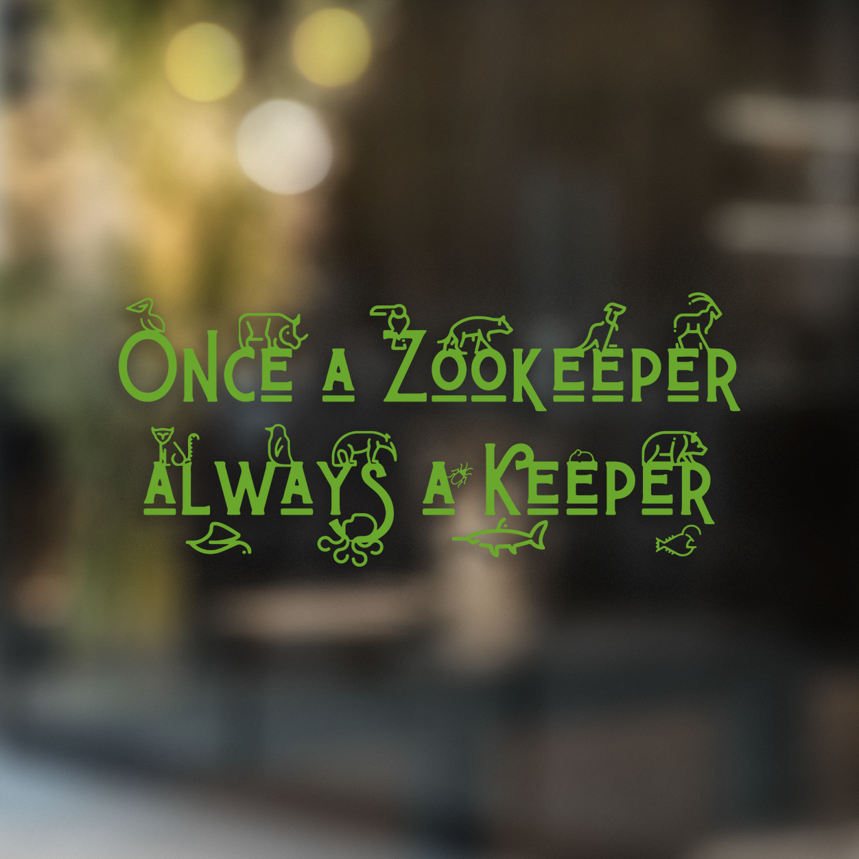 Always a Keeper - Decal - Animals Anonymous Apparel