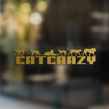 Cat Crazy - Decal - Animals Anonymous Apparel