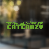 Cat Crazy - Decal - Animals Anonymous Apparel