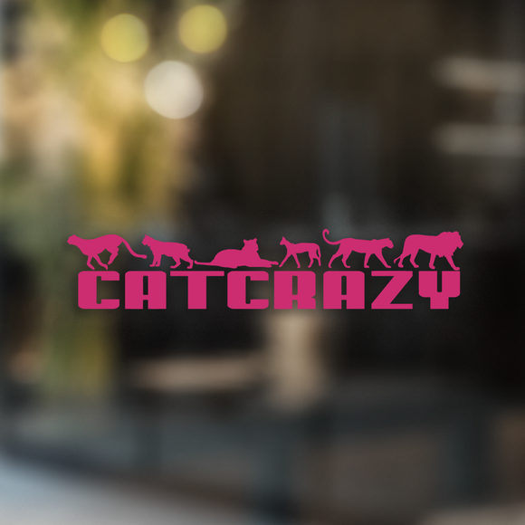 Cat Crazy - Decal - Animals Anonymous Apparel