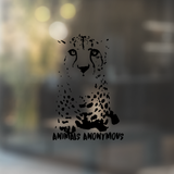 Cheetah Face - Vinyl Decal (Made to Order)