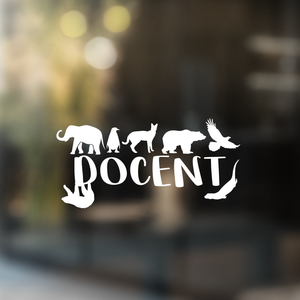 Docent - Vinyl Decal (Made to Order)