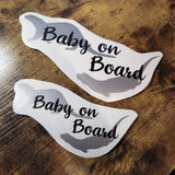 Baby on Board - Otters - Vinyl Decal (Made to Order)