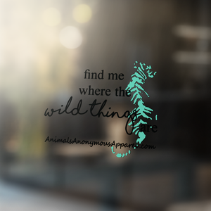 Tiger - Wild Things Vinyl Decal - Animals Anonymous Apparel
